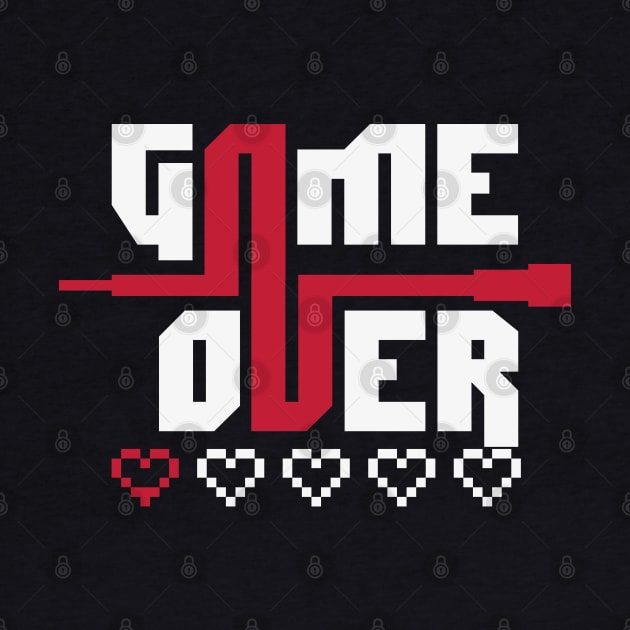 game over (fondo negro) by FamiFriki_V